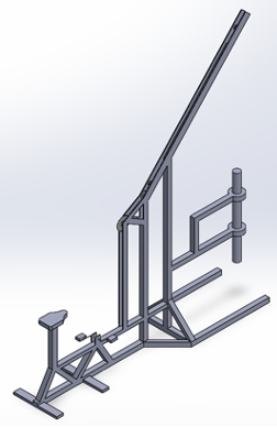 CAD model of well driller